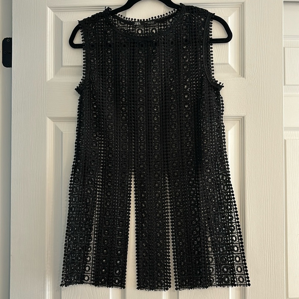 Zara top/ coverup